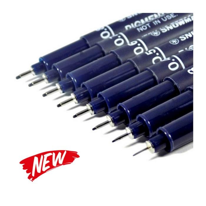 

Snowman drawing pen 005 - 0.8