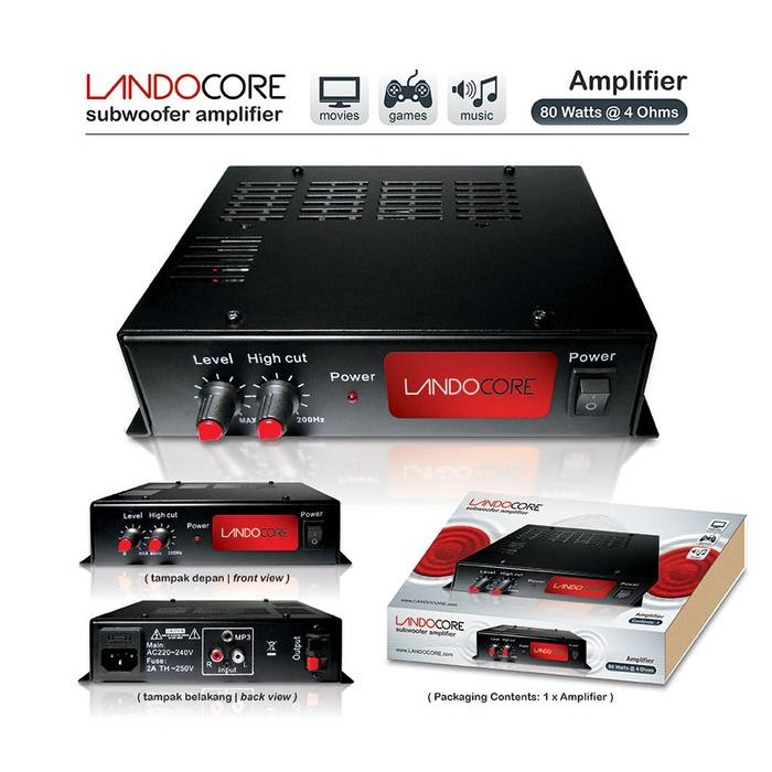Promo Amplifier Bass Shaker Landocore
