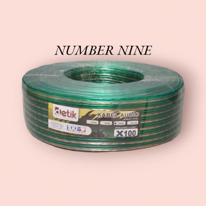 Detik Kabel Listrik Transparan Serabut 2x80 (80 Meter)