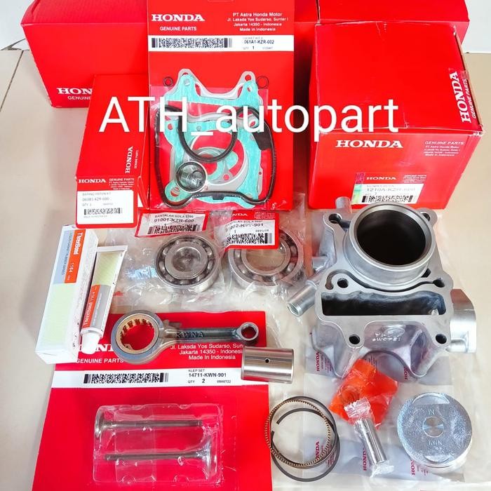 Paket Blok Seher Lengkap Honda Vario 125 Old/Vario 125 Led/Ori-Kzr