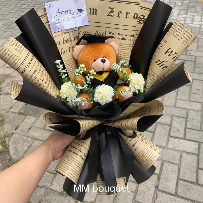 NEW buket boneka wisuda cowok-buket boneka wisuda [terbaik][terlaris]