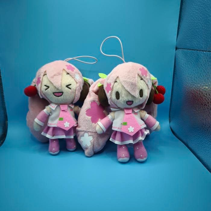NEW sakura miku plushie (12-15cm) [terbaik][terlaris]