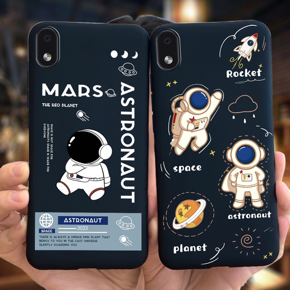 Cute Astronaut Case For Samsung Galaxy A01 Core Phone Case Slim Soft Silicone Back Cover For Samsung
