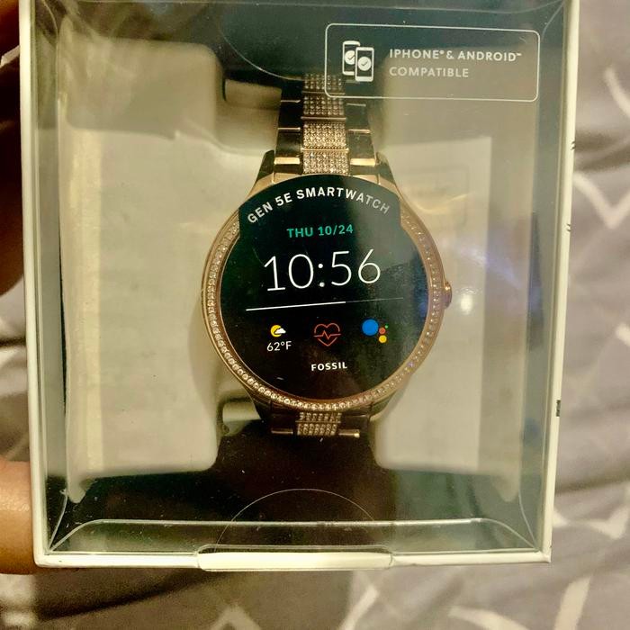 ASLI New Segel Gen 5E Smartwatch Rosegold Stainless FTW6072 READY STOCK