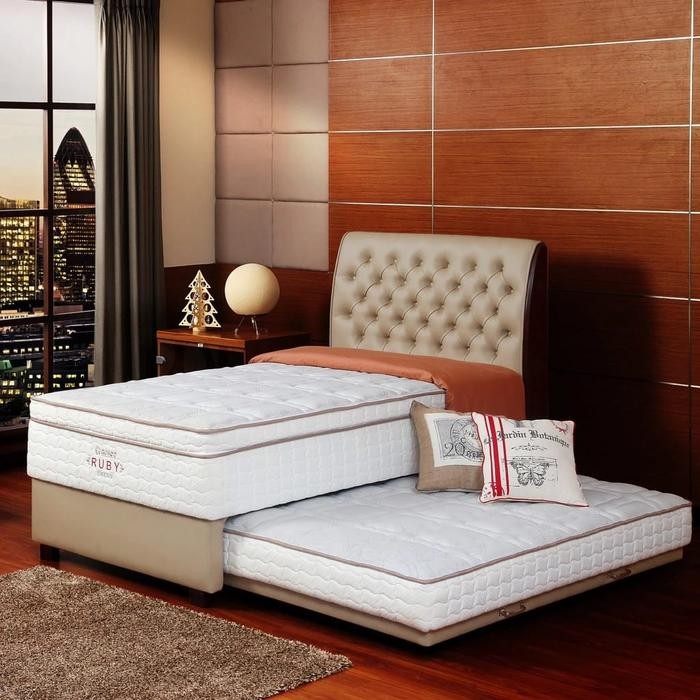 Spring Bed Ruby Dream Elegan Spring Bed Nimalis Spring Bed 2 In 1 Guhdo Ruby Kasur Sorong Matras