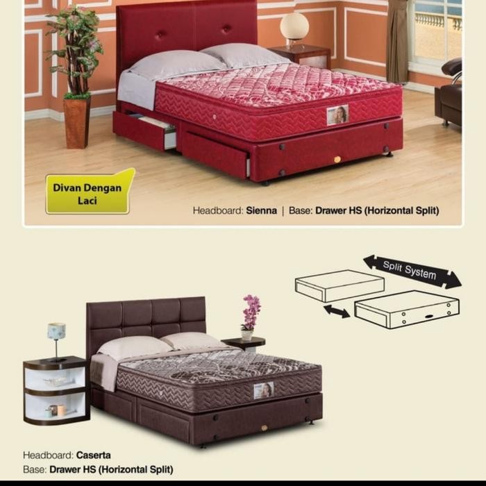 Divan Laci Guhdo Plus Sandaran Caserta 200X160