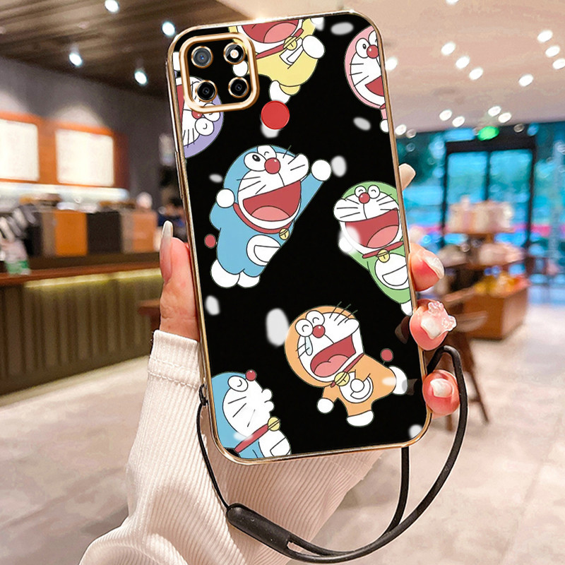 Casing Hp Untuk Realme C12 C25 C25s C15 Case Casing Muncul kartun HP Cesing Silikon Softcase disepuh