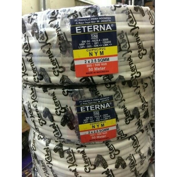 Kabel NYM Eterna 2x2.5mm (1roll)