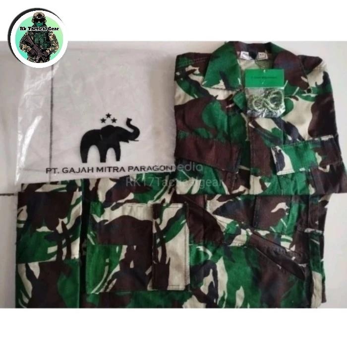 ORIGINAL Baju Seragam PDL Loreng JATAH TNI - Pembagian PT. Panca Prima PT. ARRNICH PT. PT. SIRITEX