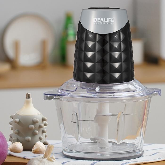 Penggiling Bumbu Bawang Daging Elektrik Chopper Blender Idealife 216J