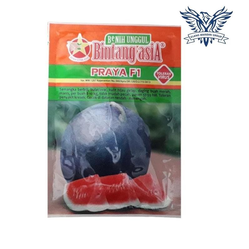Benih Unggul SEMANGKA PRAYA F1 20 Gram Bibit Unggul Bintang Asia