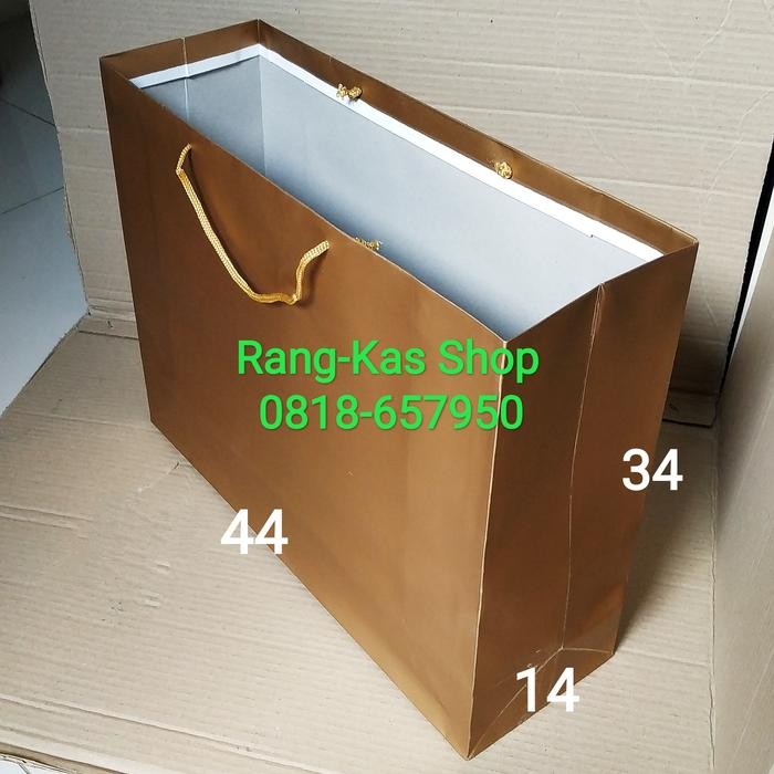 

Paper bag POLOS Landscape GOLD JUMBO karton Duplex