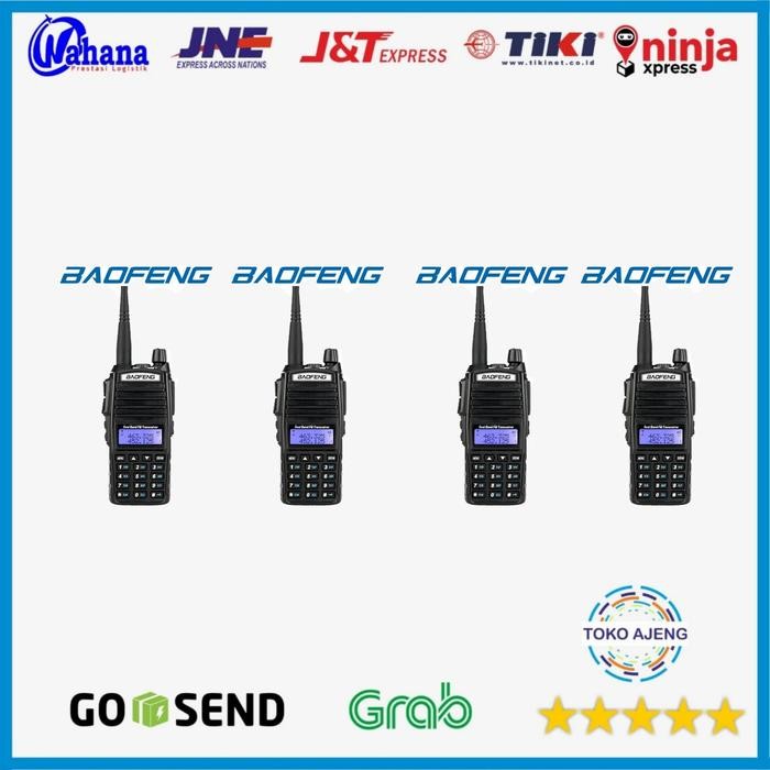 Paket 4 Unit Radio komunikasi HT Baofeng uv 82 Dual Band Oroginal