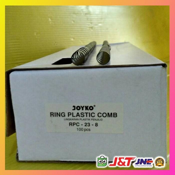 

Joyko Spiral Plastik Rpc-23-8 F4 23 Lubang (8 Mm) - Hitam