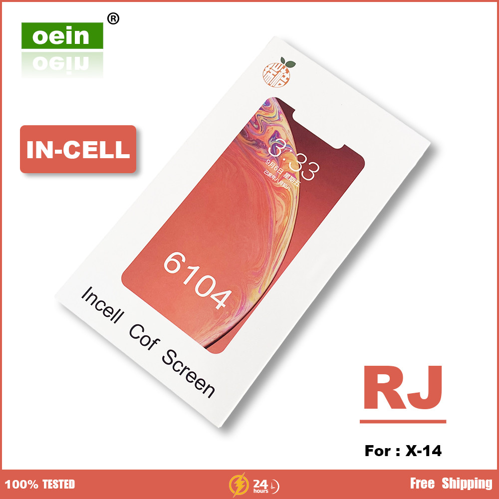 RJ Incell LCD For iPhone X XS XR 11 XsMax 12 12Pro 13 14 LCD Display Touch Screen Digitizer Replacem