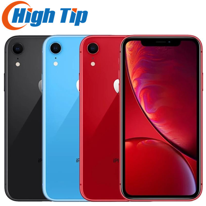 Apple iPhone XR xr Unlocked RAM 3GB ROM 64GB/128GB /256G Mobile Phone 4G LTE 6.1 Hexa-core 12MP Fing