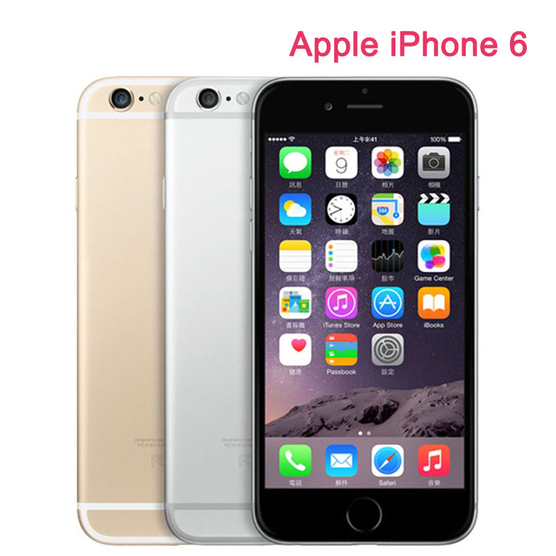 Original Apple iPhone 6 Unlocked Dual Core 4.7 inch IOS 16/64/128GB ROM 1.4GHz 8MP 3G 4G LTE Used Fi