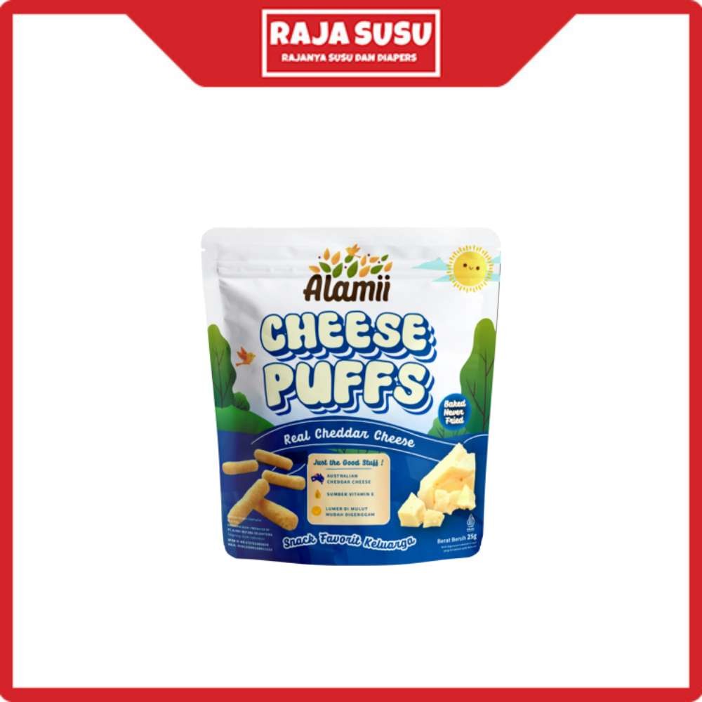 

ALAMII CHEESE PUFFS 25 GR NEW - RAJA SUSU