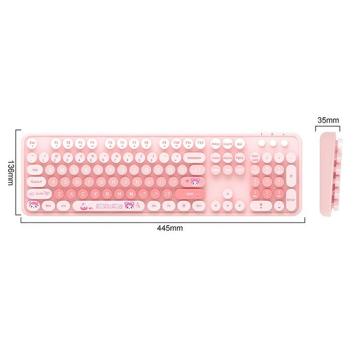 MOFII WIRED KEYBOARD UNTUK WINDOWS MAC SWEET BEAR