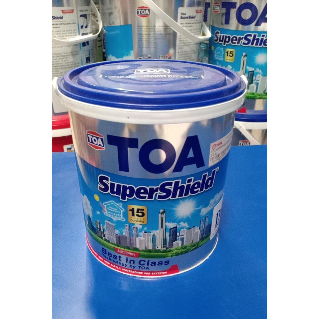 TOA SUPERSHIELD 2,5 LT CAT TEMBOK TINTING HARGA BY REQUEST WARNA