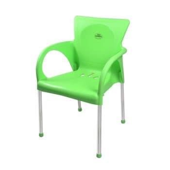 Shinpo 291 Bangku Kursi Cafe Resto Fuga Sender Sandar Lengan Plastik Kaki Stainless Kuat Kokoh