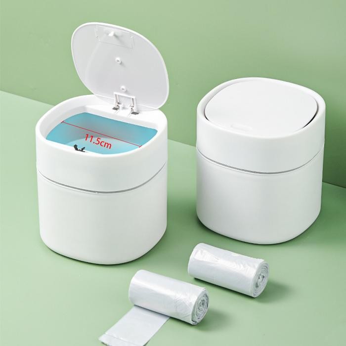 MEGAM Tempat Sampah Kecil Trash Bin Aesthetic Tong Sampah Mini HSB785