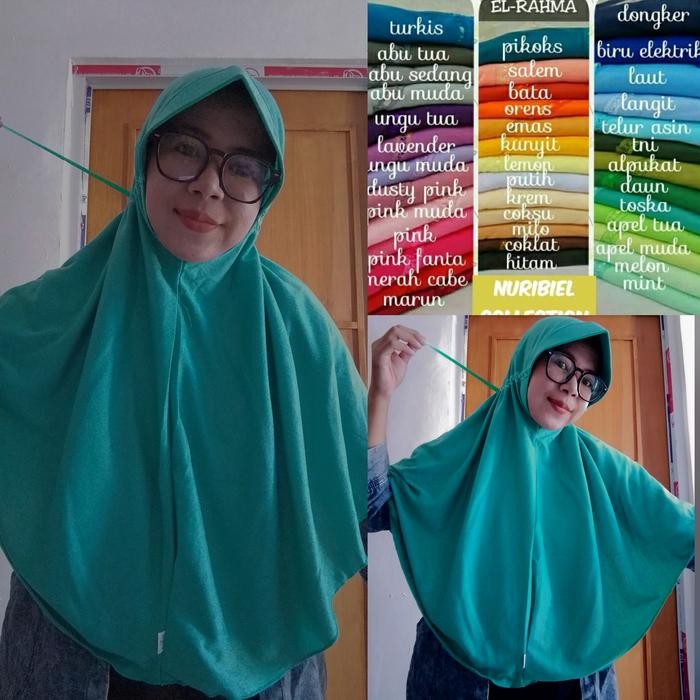 (Expert) Jilbab robbani anak sekolah Paud TK SMP SMA Dewasa hijau muda tua army