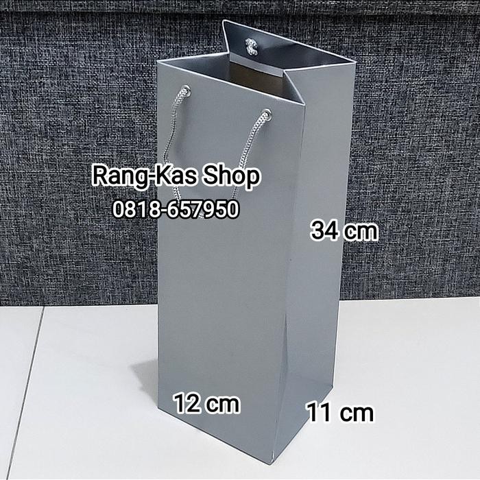 

Paperbag Botol / Madu duplex tebal laminating doff isi 12pcs