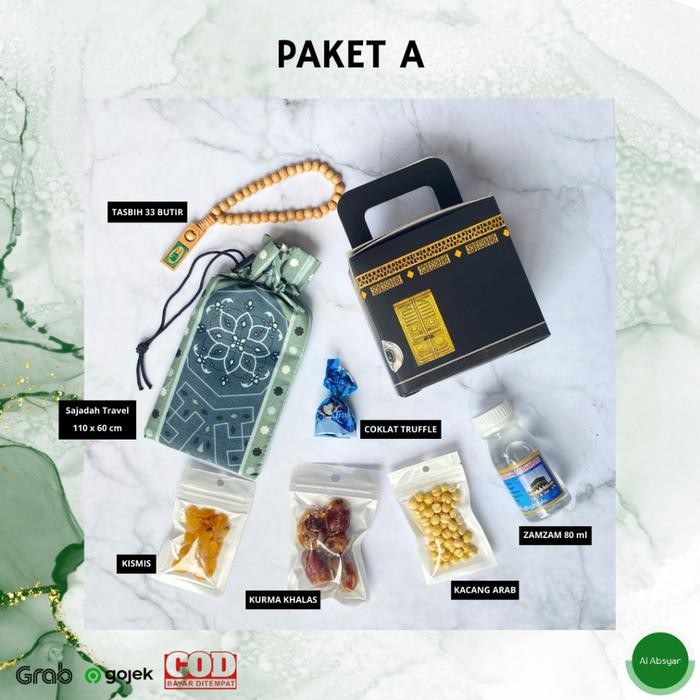 

Paket Oleh-Oleh [isi 100 Pcs] Haji Umroh Box Kabah Dus Ka'bah