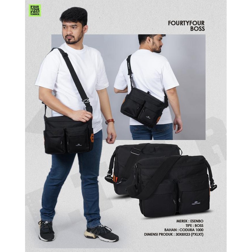 Tas Selempang Pria ESENBO BOSS - Slingbag Casual Pria Wanita ESENBO