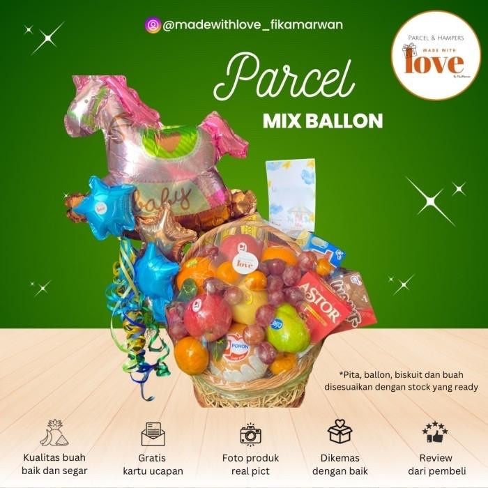 

Hampers buah mix ballon