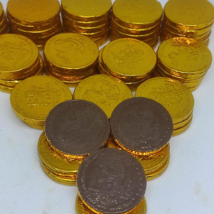 

Cokelat Coin Emas Kecil
