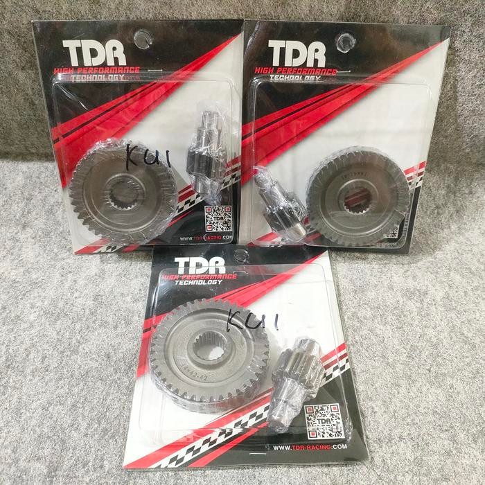 GIGI RASIO TDR RACING BUAT MOTOR YAMAHA MIO CARBU - NOUVO - MIO J