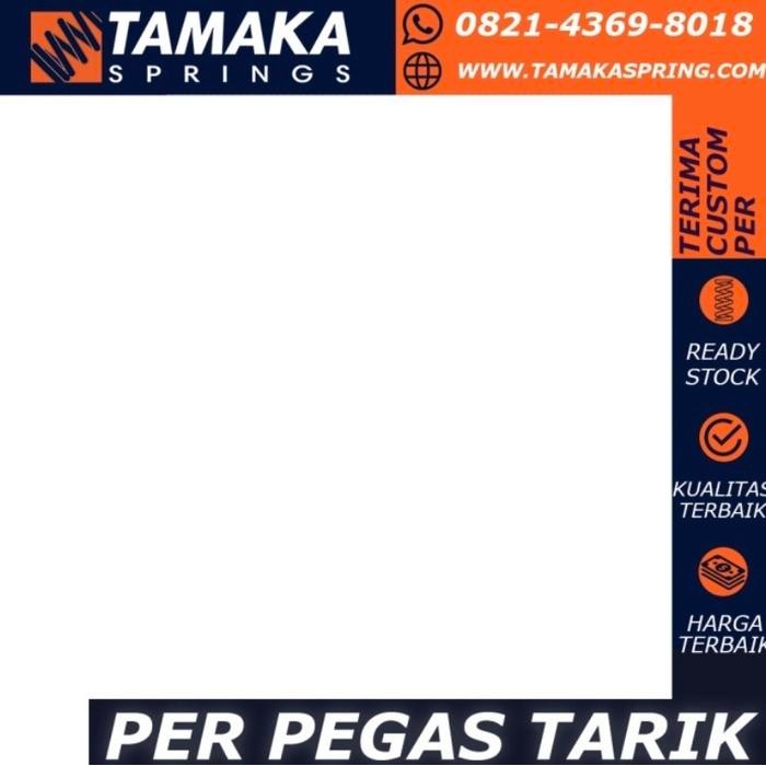 PROMO PER SPRING PEGAS TARIK OD 18MM KAWAT 1,5MM PANJANG 1000MM STAINLESS TERMURAH