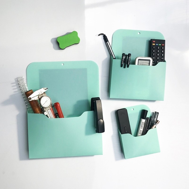 

Practical Magnetic Wall File Holders Marker Holder for Whiteboard,Versatile Storage Box Desktop