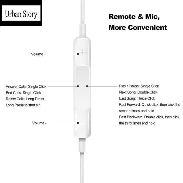 [Expret] ORIGINAL HEADSET EARPHONE HANDSFREE IPHONE 7 8 PLUS X XR XS MAX