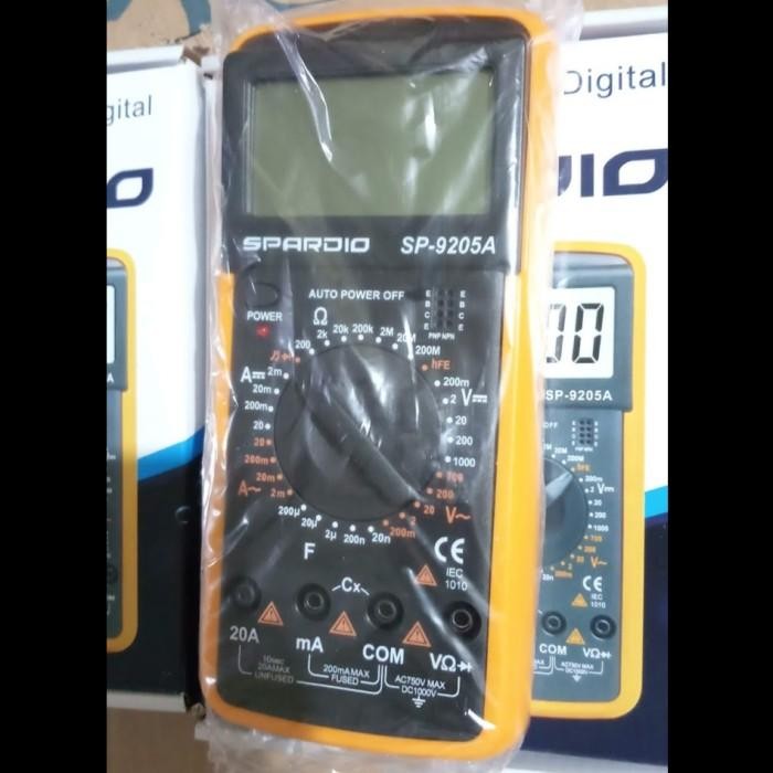 Expert Avo Multimeter Digital DT-9205A SP-9205A 9205A Multitester LCD besar
