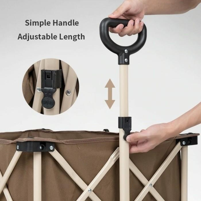 Expert GEROBAK LIPAT NATUREHIKE NH20PJ005 // TROLI BARANG NATUREHIKE TERBARU