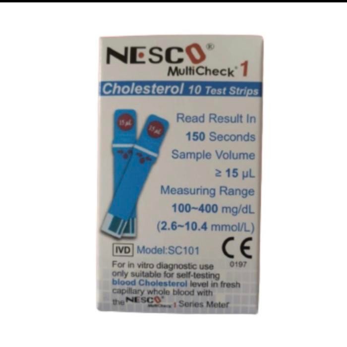 strip nesco gula darah stik nesco kolesterol dan asam urat