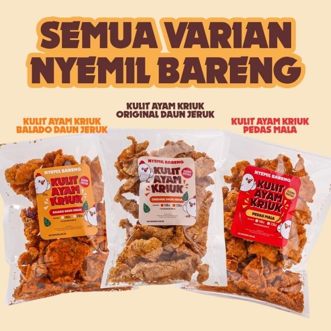 

Lahap Bareng Kulit Ayam Kriuk Crispy Rasa Original Daun Jeruk Cemilan Enak, Bergizi, Halal, Praktis