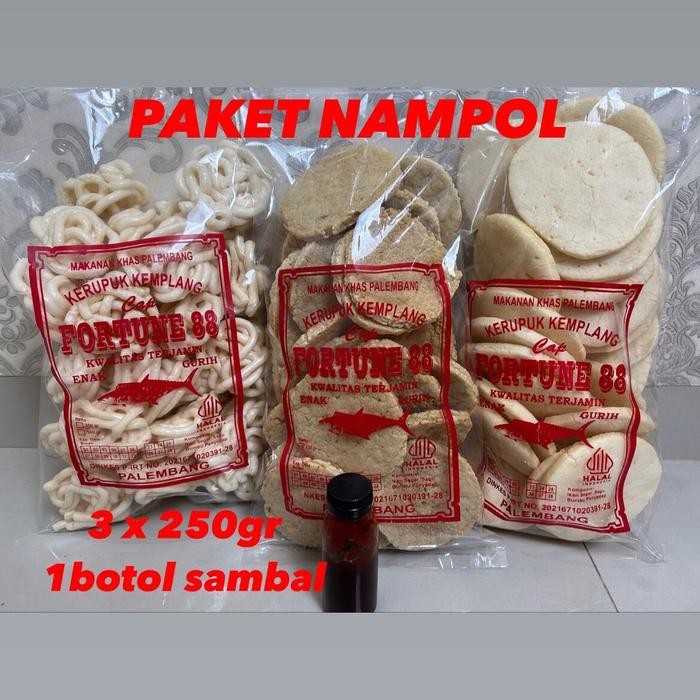 

PAKET NAMPOL 3BKS KEMPLANG + 1BOTOL SAMBAL