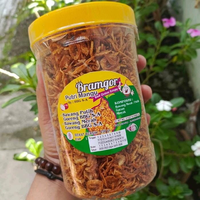 

Brambang goreng 250 gram ORI ( B E S A R )
