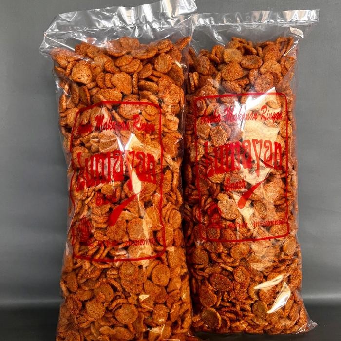 

kerupuk jengkol koin pedas berat 850gr