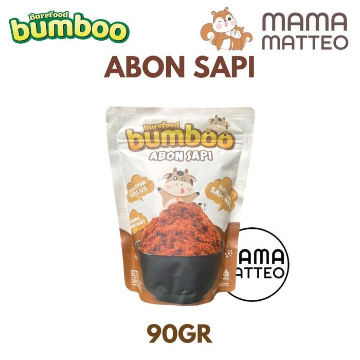 

BAREFOOD BUMBOO Abon Sapi 90gr Tanpa MSG & Pengawet / Abon Cemilan MPASI Bayi Anak & Dewasa / Beef