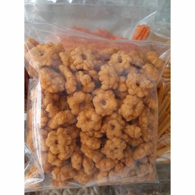 

SNACK SAKURA 1KG/KEMBANG RIBUT/SNACK CEMILAN/CEMILAN INSTANT
