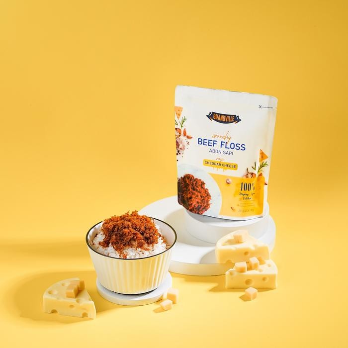 

Grandville Abon Sapi Cheddar Cheese, Ikan & Sapi Crunchy Trio Mix Pack - Non Msg Gluten Free