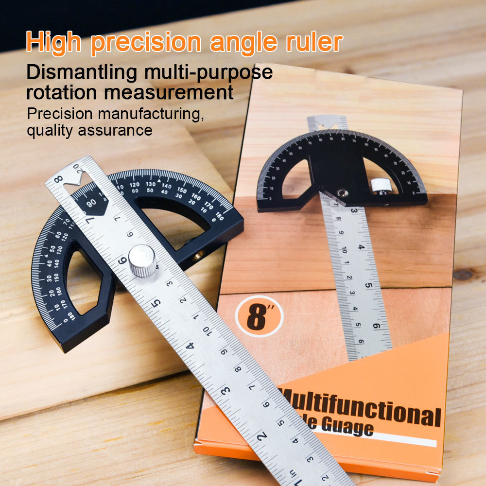 

Penggaris Tukang Kayu - Penggaris Tepi Kayu dengan Skala Sudut untuk Pertukangan Profesional |S0NPOG88|