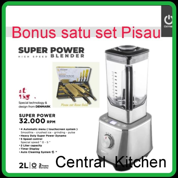 Oxynic Super Power Blender / 2 L / Heavy Duty 32.000 Rpm