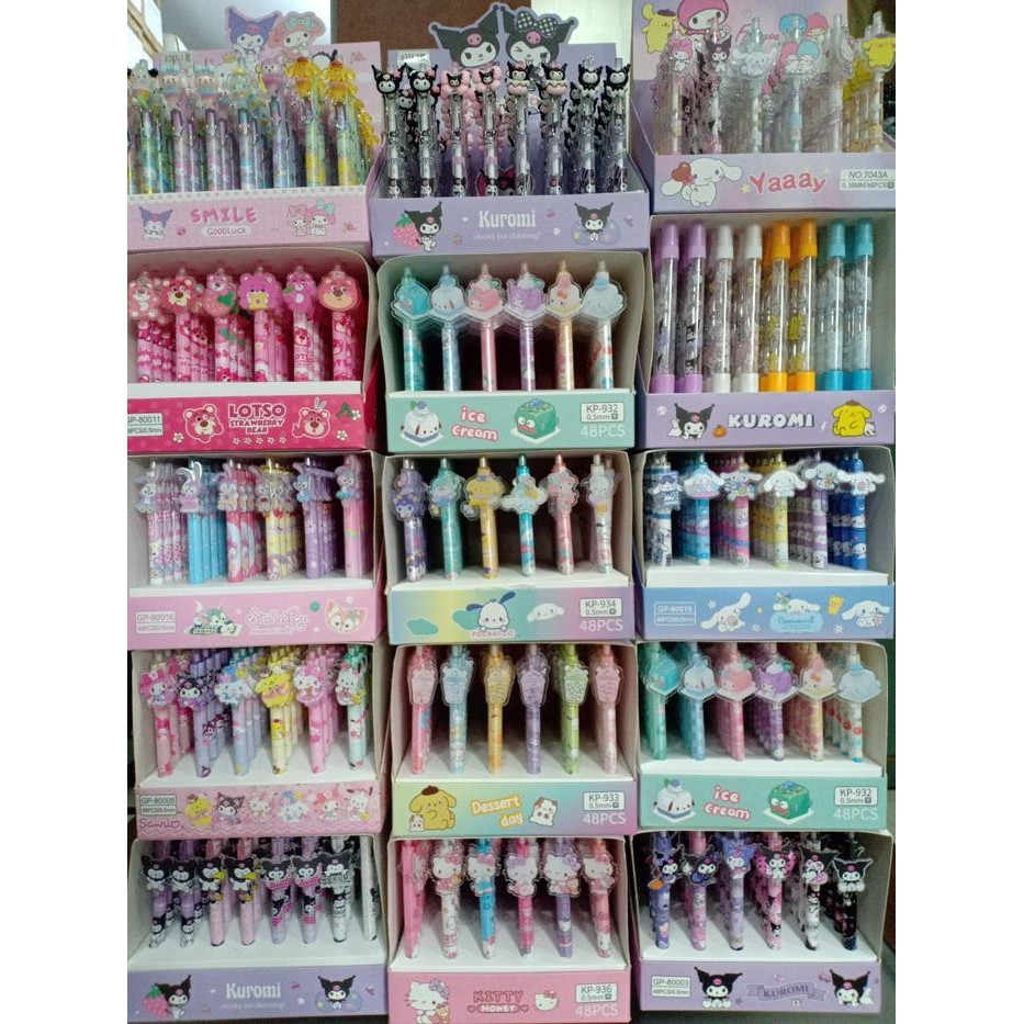 

PULPEN GEL 0,5 PER 1 BOX PEN MOTIF KARTUN CUTE
