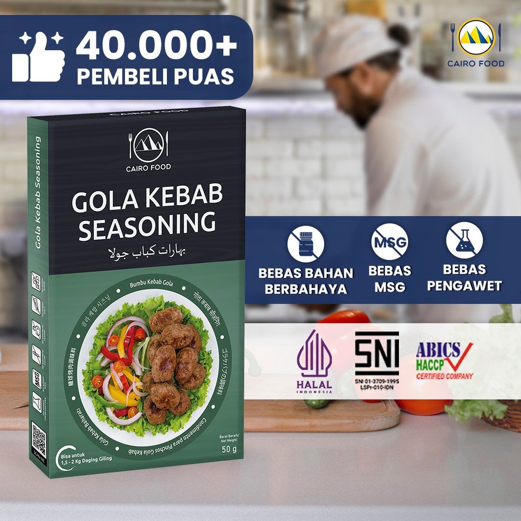 

Cairo Food - Bumbu Gola Kebab Asli Rempah